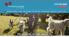 Desktop Screenshot of petmedicalcenterverobeach.com