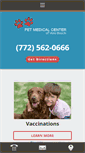 Mobile Screenshot of petmedicalcenterverobeach.com